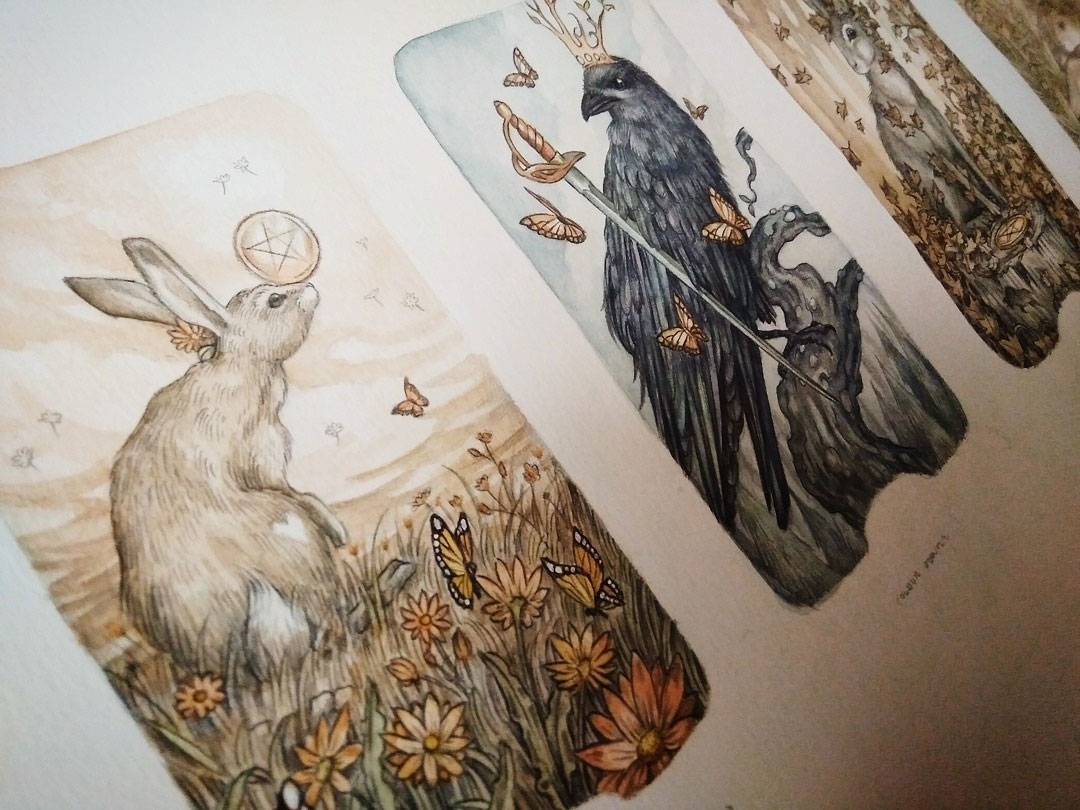 'Oak, Ash and Thorn' Our new Tarot Deck